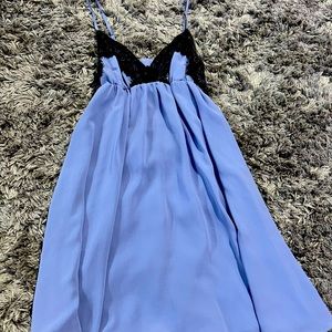 Periwinkle Low Back Slip dress size small